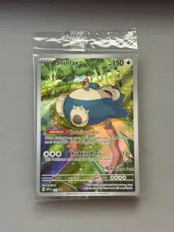 Snorlax SVP 051 SEALED 151 Pokemon Center Stamped Black Star Promo - English - Image 4