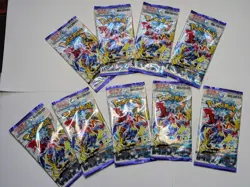 9x SEALED - Raging Surf sv3a Japanese NINE NEW Pokemon Booster Packs US Seller - Image 1