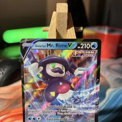 049/189 GALARIAN MR. RIME V ULTRA RARE ASTRAL RADIANCE POKEMON CARD - Image 2