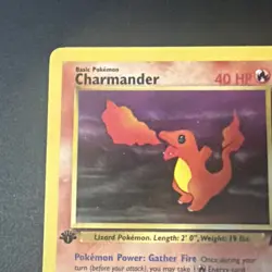 Pokemon TCG - CHARMANDER - 1ST EDITION - 50/82 - TEAM ROCKET 2000 - VINTAGE - LP - Image 5