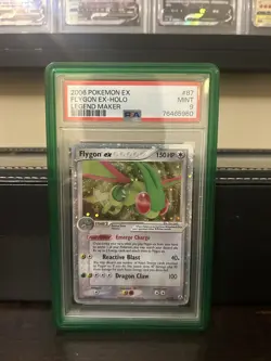 Pokemon Flygon ex EX Legend Maker Holo Ultra Rare #87 PSA 9 Mint - Image 1