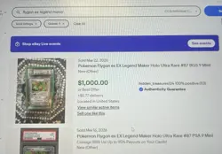 Pokemon Flygon ex EX Legend Maker Holo Ultra Rare #87 PSA 9 Mint - Image 2