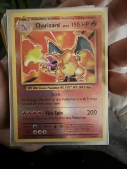 Pokemon Charizard 11/108 Holo 2016 Creature English TCG Card Lot - Image 2