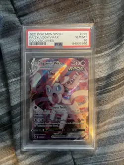 Pokemon TCG Sylveon VMAX Full Art Ultra Rare Holo +bonus English Full Art - Image 1