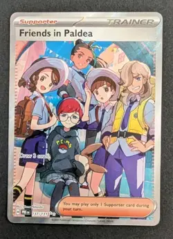 2025 Pokemon Friends in Paldea Uktra Rare 137/131 Sv: Prismatic Evolutions Holo - Image 1