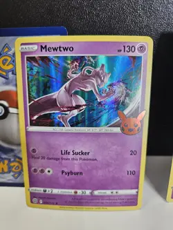 (3)Pokemon - Mewtwo - Rare Holo - 56/172 - Trick or Trade 2022 - Image 4