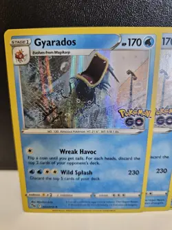 (3)Pokemon TCG Gyarados Pokemon Go 022/078 Holo Rare NM/M - Image 2