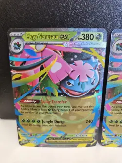 (2)Mega Venusaur ex MEP 013 - Black Star Promo Pokemon Near Mint - Image 2