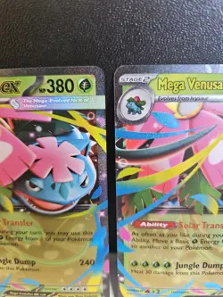 (2)Mega Venusaur ex MEP 013 - Black Star Promo Pokemon Near Mint - Image 5