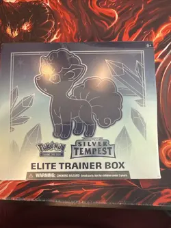 Pokemon TCG Sword & Shield Silver Tempest Elite Trainer Box - Image 1