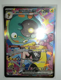 Pokemon Ascended Heroes Ionos Bellibolt ex 279/217 Special Illustration Rare SIR - Image 1
