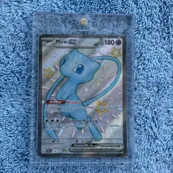 Pokemon Mew ex 216/091 SV: Paldean Fates Shiny Ultra Rare Full Art Holo - Image 1