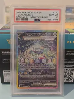 Pokemon Stellar Crown Terapagos ex 170/142 PSA 10 - Image 1