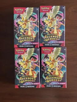 Pokemon TCG Ascended Heroes Booster Bundle - NEW - SEALED - (x4 Boxes) - Image 1