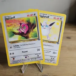 🎶 Pokemon TCG Wigglytuff & Jigglypuff Set Jungle - Non-Holo Rare - LP 🎶 - Image 1