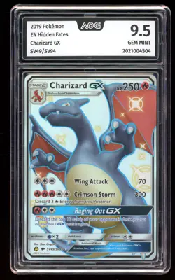 Charizard V - #SV49 Hidden Fates - Englisch - AOG 9.5 Gem Mint - Image 1
