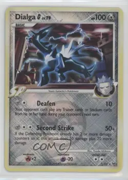 Dialga G (Pokemon League) Reverse Foil Pokemon Platinum #7 2009 - Image 1