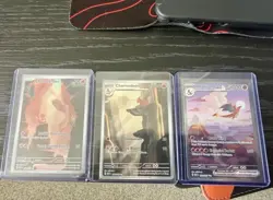 Pokemon TCG 151 Charmander Charmeleon Charizard ex Holo Lot English 2023 - Image 1