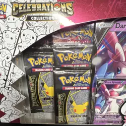 Pokemon Celebrations Collection Dark Sylveon V Promo Booster Oversized Box - Image 2
