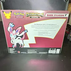 Pokemon Celebrations Collection Dark Sylveon V Promo Booster Oversized Box - Image 5