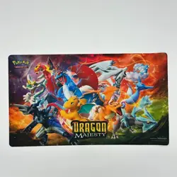 Pokemon TCG Official Playmat Play Mat 2018 Dragon Majesty Charizard NEW! - Image 1