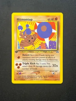 Pokemon TCG Hitmontop Neo Discovery 22/75 1st Edition - Image 1