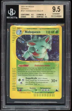 Nidoqueen - H21/H32 Skyridge - DE - Holo BGS 9.5 GEM MINT - Image 1