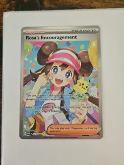 2026 Pokemon Mega Evolution Perfect Order Rosa's Encouragement SIR 123/088 - NM - Image 1
