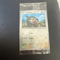 Pokemon Lechonk 155/198 -Pokemon Center Stamped Promo-Scarlet&Violet SEALED - Image 1