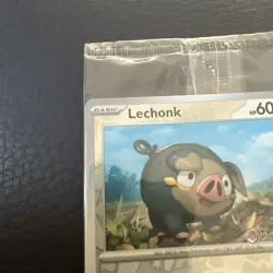Pokemon Lechonk 155/198 -Pokemon Center Stamped Promo-Scarlet&Violet SEALED - Image 2