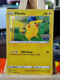 Pikachu 028/078 Pokemon Go Holo NM Pokemon TCG - Image 1