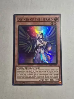 YUGIOH x1 RA05-EN017 DIVINER OF THE HERALD - Super RARE 1st EDITION - Image 1