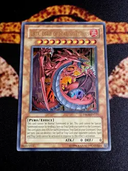URIA, LORD OF SEARING FLAMES • ULTRA RARE • DR04-EN121 • DARK REVOLUTION • VLP - Image 2