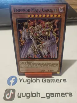 Yu-Gi-Oh Emperor Maju Garzett DANE 1st Edition Common Light Played - Image 1