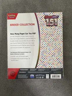 Pokemon 151 Binder Collection - New & Sealed - Pokemon TCG - OOP - Image 2