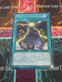Yugioh Mound of the Bound Creator DRLG-EN025 Secret Rare 1st Edition Near Mint - Image 1