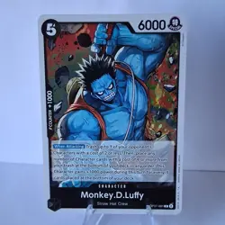 Bandai One Piece CCG Monkey.D.Luffy OP07-091 Special Character Counter+1000 - Image 1