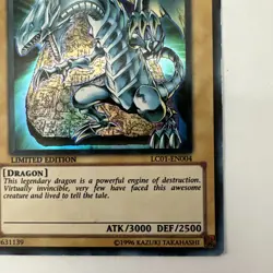 LC01-EN004 Blue-Eyes White Dragon : Ultra Rare Limited Edition yuGiOh Card - Image 4