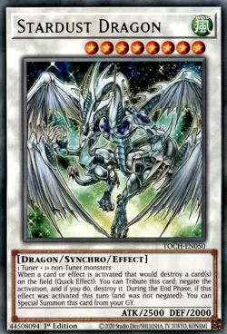 TOCH-EN050 Stardust Dragon Rare Unlimited Edition Near Mint YuGiOh TCG - Image 1