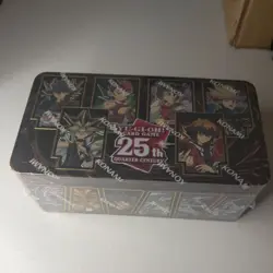 YuGiOh Dueling Heroes Tin : 1st Edition : 2023 25th Anniversary Mega Tin : New - Image 1