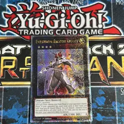 YuGiOh! Evilswarm Exciton Knight - Quarter Century Secret Rare RA04-EN212 NM - Image 1