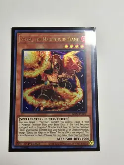 Yugioh Zoroa the Magistus of Flame GEIM-EN002 Ultra Rare 1st Ed Lightly Played - Image 5