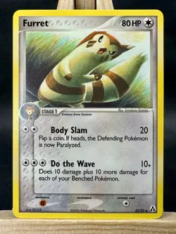 Furret Tomokazu Komiya Pokemon Trading Card Game - Legend Maker 33/92 NM - Image 1