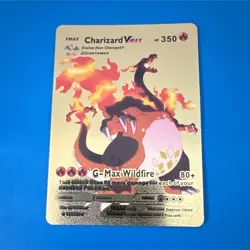 Charizard VMAX Gold Foil Fan Art Card Custom Card - Image 1