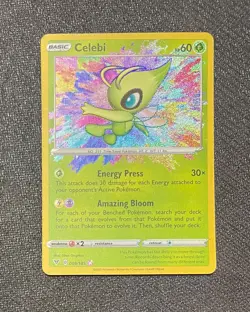 Celebi - 009/185 - Pokemon Vivid Voltage Sword & Shield Amazing Rare Card NM - Image 1