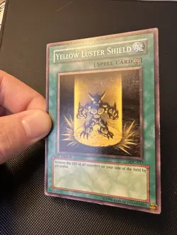 YuGiOh! Yellow Luster Shield IOC-037 Invasion of Chaos 1st Edition NA English - Image 2