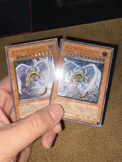 Yugioh Winged Kuriboh LV10 Ultimate Rare Japanese & Korean Pair - VLP - Image 1