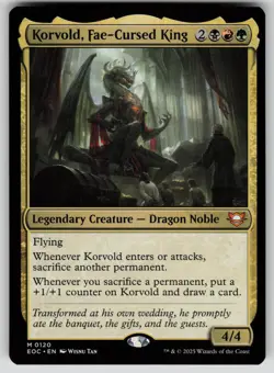 Korvold, Fae-Cursed King Normal M Commander: Edge of Eternities 120 NM - Image 1