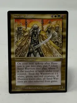 MTG-1994 Magic The Gathering Legends Hazezon Tamar - Image 1
