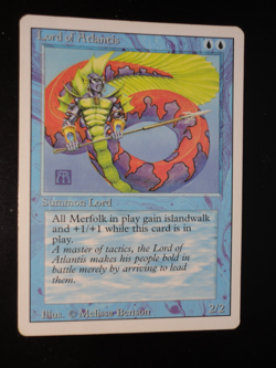 Lord of Atlantis Revised Edition Damaged MTG Magic the Gathering - Image 1